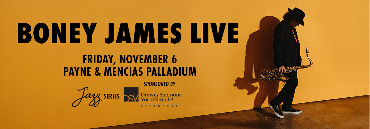 Boney James Live, Friday November 6 at the Payne & Mencias Palladium