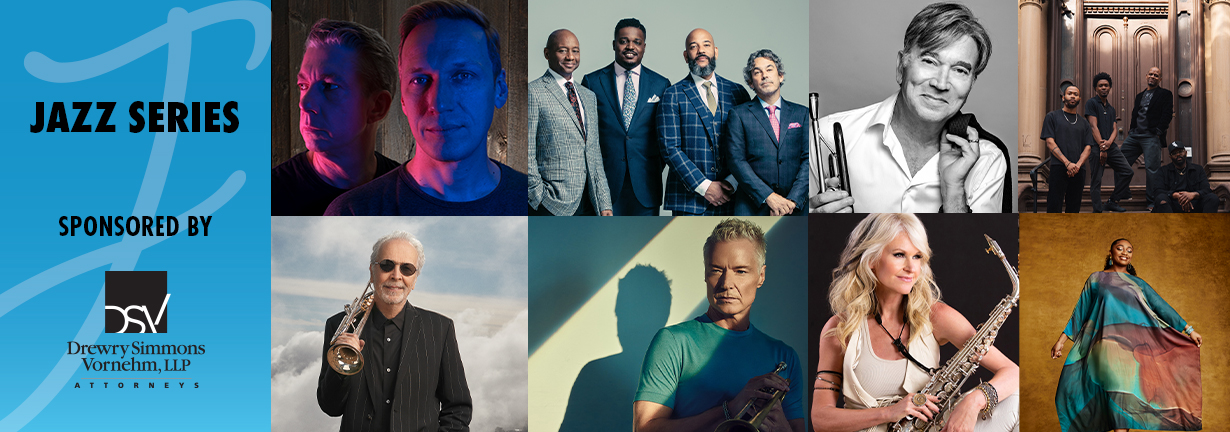 The 2025-26 Drewry Simmons Vornehm Jazz Series includes Herb Alpert, Four80East, Brandon Woody's Upendo and more!