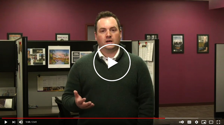 In a video still, VP of Operations Jeff Steeg stands in the Center&#x27;s administative offices.