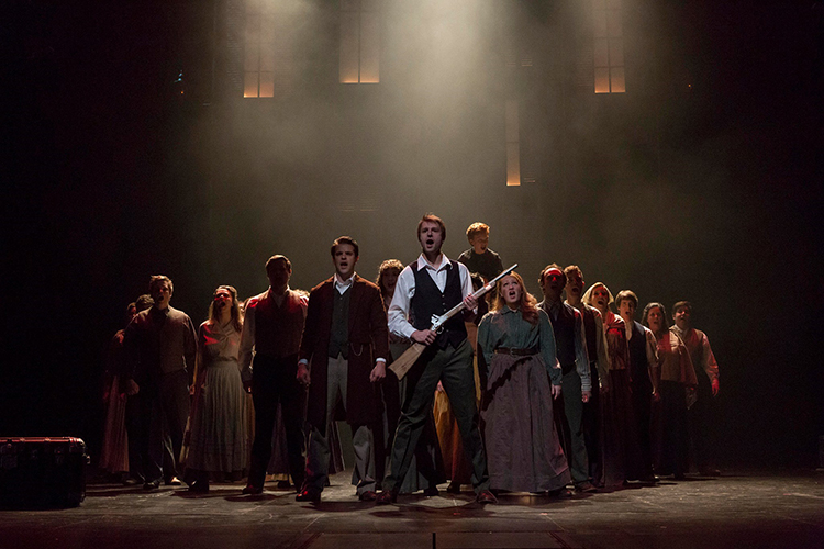The cast of Civic Theatre&#x27;s Les Miserables