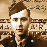 World War II serviceman in uniform