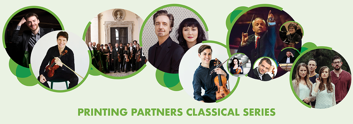 Printing Partners Classical Series featuring Joshua Bell and Peter Dugan, Europa Galante, the Lviv National Philharmonic Orchestra of Ukraine, and more!