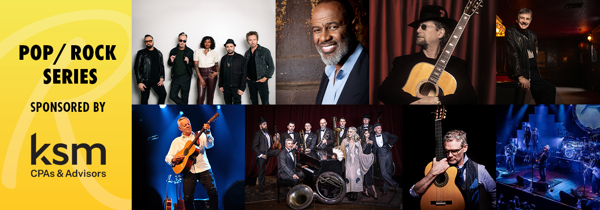 The 2025-26 KSM Pop/Rock Series includes Tommy Emmanuel, Fitz and the Tantrums, Brian McKnight and more!