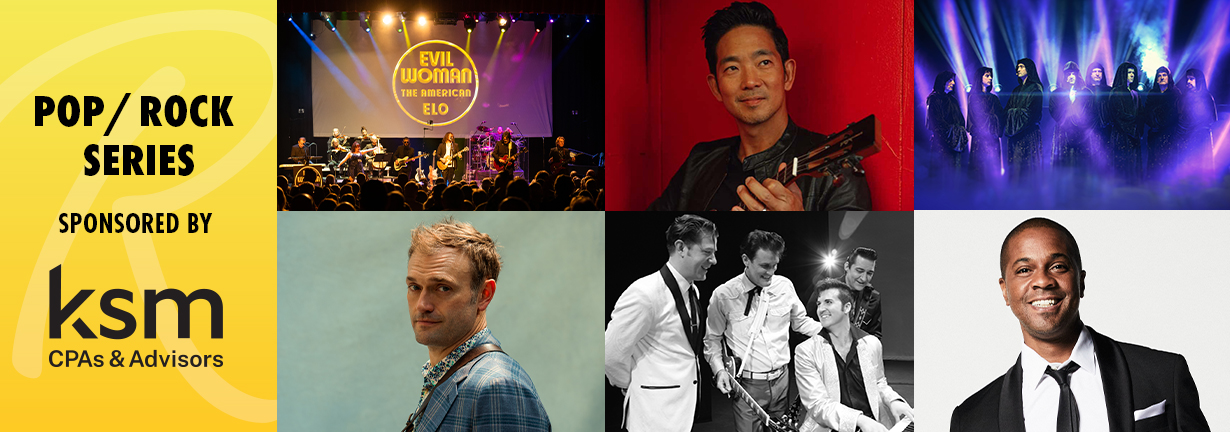 The 2025-26 KSM Pop/Rock Series includes Chris Thile, Jake Shimabukoro, Jerome Collins and more!