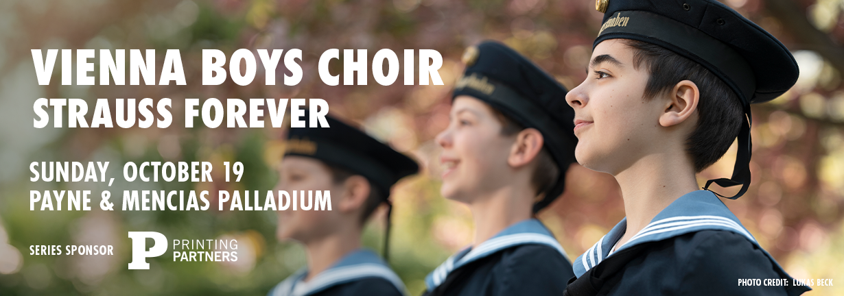 Vienna Boys Choir: Strauss Forever, Sunday, October 19 at the Payne & Mencias Palladium