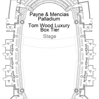 Payne & Mencias Palladium Tom Wood Luxury Box Tier level seating map